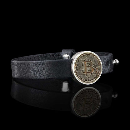 Bitcoin Souvenir Bracelet by SWISS PLUS - Bitcoin Jewelry Collection - view 3
