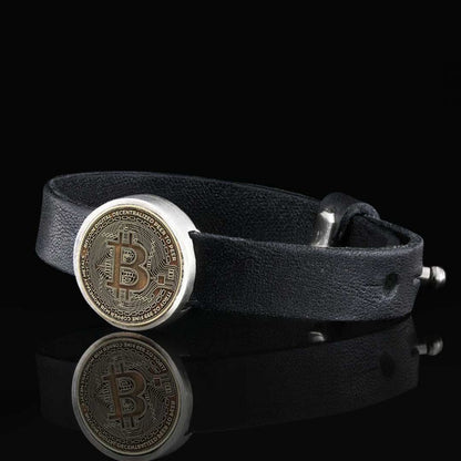 Bitcoin Souvenir Bracelet by SWISS PLUS - Bitcoin Jewelry Collection - view 4