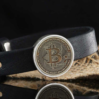Bitcoin Souvenir Bracelet by SWISS PLUS - Bitcoin Jewelry Collection
