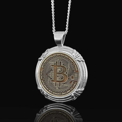 Bitcoin Souvenir Pendant by SWISS PLUS - Bitcoin Jewelry Collection - view 6