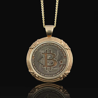 Bitcoin Souvenir Pendant by SWISS PLUS - Bitcoin Jewelry Collection - view 7
