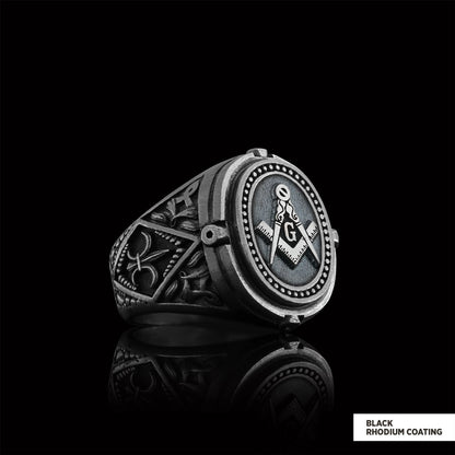 Blue Lodge Masonic Ring, Celtic Lodge Masonic Ring, Special Masonic Ring, Freemasonic Ring by SWISS PLUS - Mason Collection -
