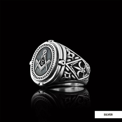 Blue Lodge Masonic Ring, Celtic Lodge Masonic Ring, Special Masonic Ring, Freemasonic Ring by SWISS PLUS - Mason Collection -