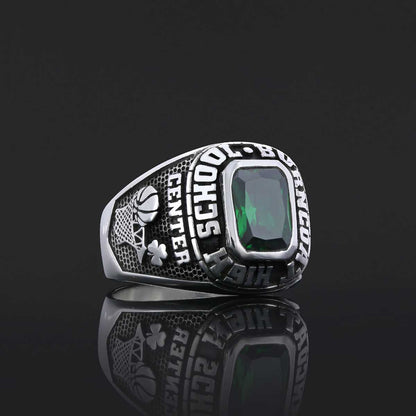 Brescia University Ring, High School Burnsoat Ring, Customized Class Ring, Graduation Collage Ring, Customized High School Ri