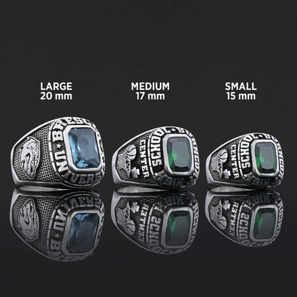 Brescia University Ring, High School Burnsoat Ring, Customized Class Ring, Graduation Collage Ring, Customized High School Ri