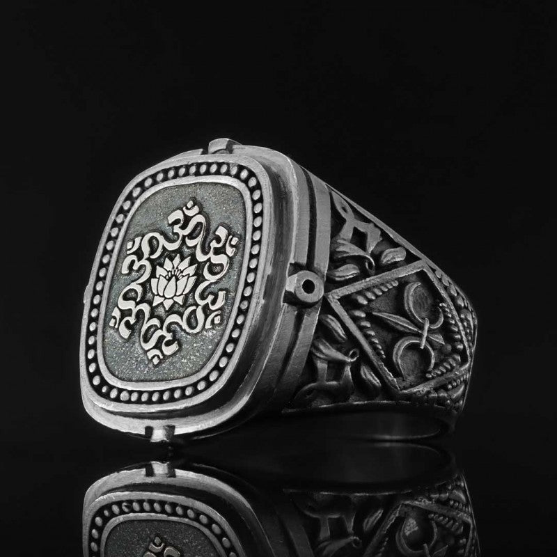 Lotus Buddha Ring by SWISS PLUS - Buddhist Jewelry Collection - view 2