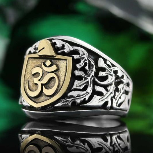 Om Buddha Ring - view 1