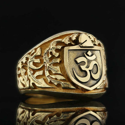 Om Buddha Ring by SWISS PLUS - Buddhist Jewelry Collection - view 4