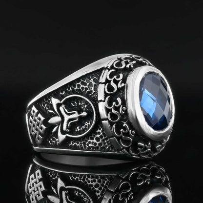 Stone With Om Ring by SWISS PLUS - Buddhist Jewelry Collection - view 3