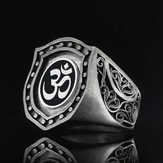 Silver Buddha Ring