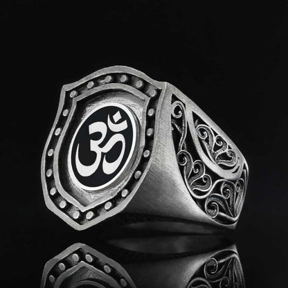 Silver Buddha Ring by SWISS PLUS - Buddhist Jewelry Collection - view 2