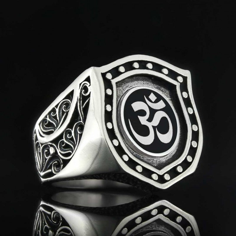 Silver Buddha Ring by SWISS PLUS - Buddhist Jewelry Collection - view 3