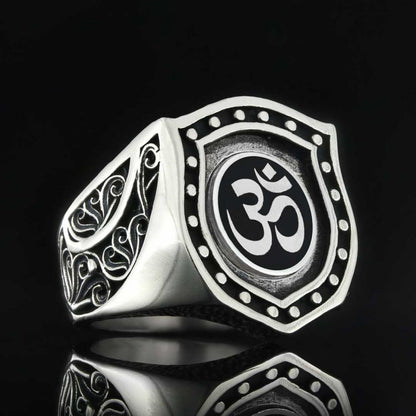 Silver Buddha Ring by SWISS PLUS - Buddhist Jewelry Collection - view 3