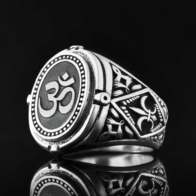 Om Ring by SWISS PLUS - Buddhist Jewelry Collection - view 3