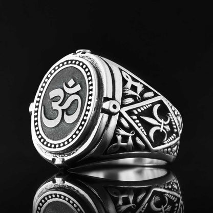 Om Ring by SWISS PLUS - Buddhist Jewelry Collection - view 3