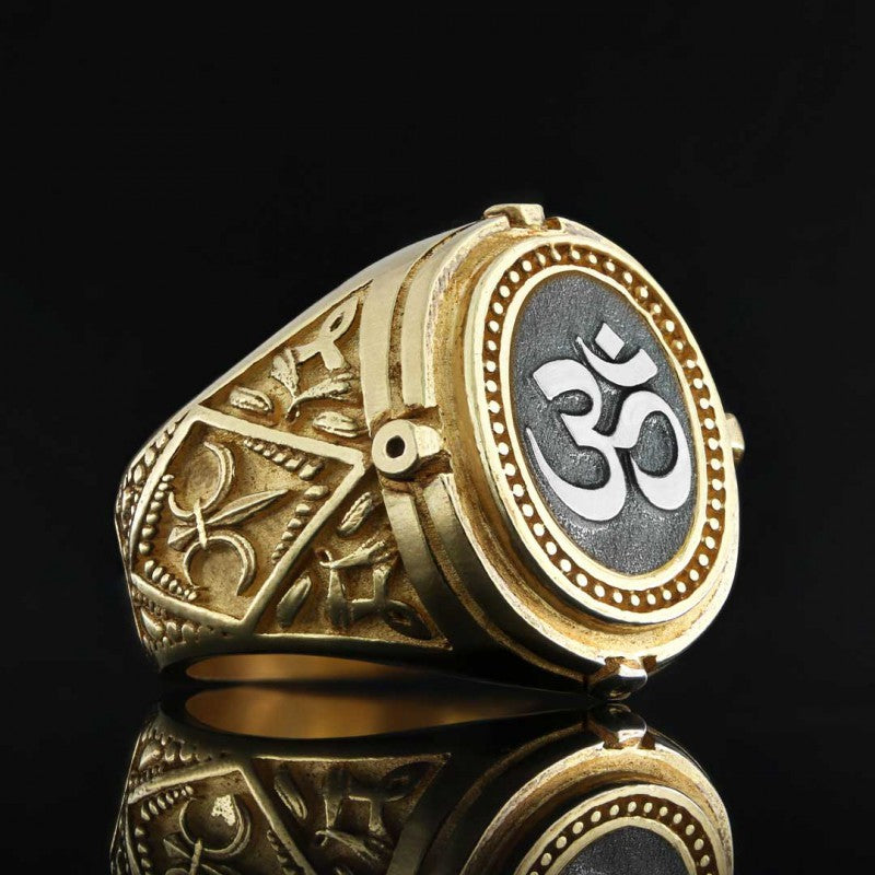 Om Ring by SWISS PLUS - Buddhist Jewelry Collection - view 4