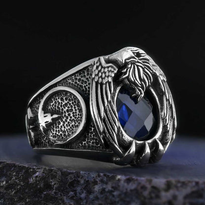 Stone With Buddha Ring by SWISS PLUS - Buddhist Jewelry Collection