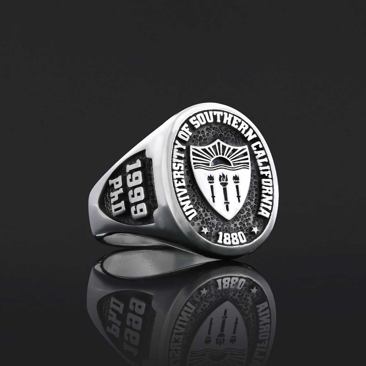 The Ohio State University Ring, Class Ring, High School Ring, Graduation Ring, Queen's University Ring - view 1