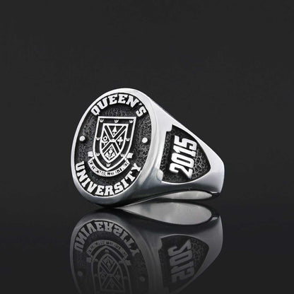 The Ohio State University Ring, Class Ring, High School Ring, Graduation Ring, Queen's University Ring by SWISS PLUS - Custom