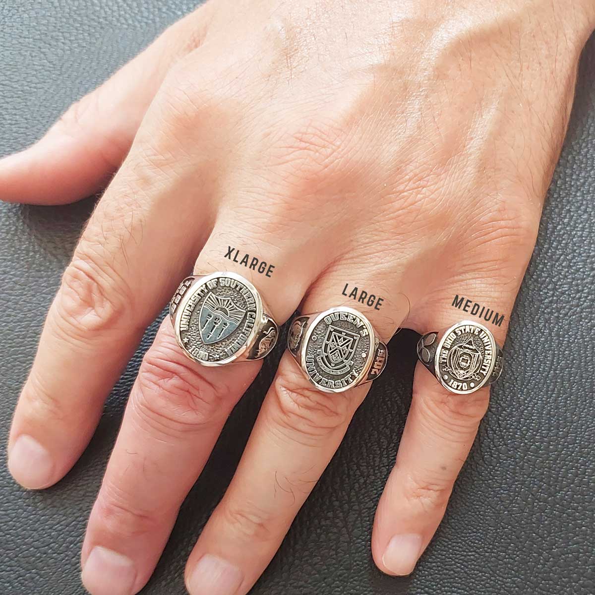 The Ohio State University Ring, Class Ring, High School Ring, Graduation Ring, Queen's University Ring - view 6