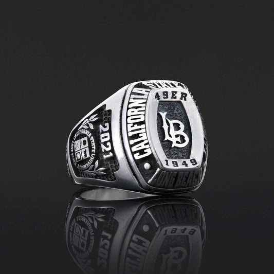 California State University Ring, Class Ring, High School Ring, Graduation Ring - view 1