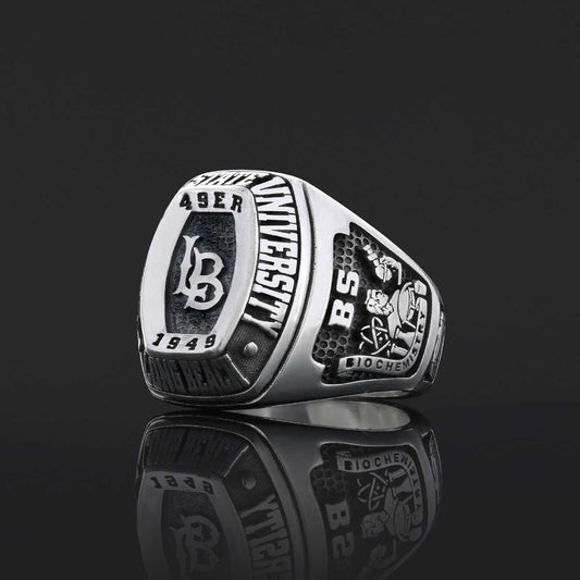 California State University Ring, Class Ring, High School Ring, Graduation Ring by SWISS PLUS - Custom College Class Rings - 