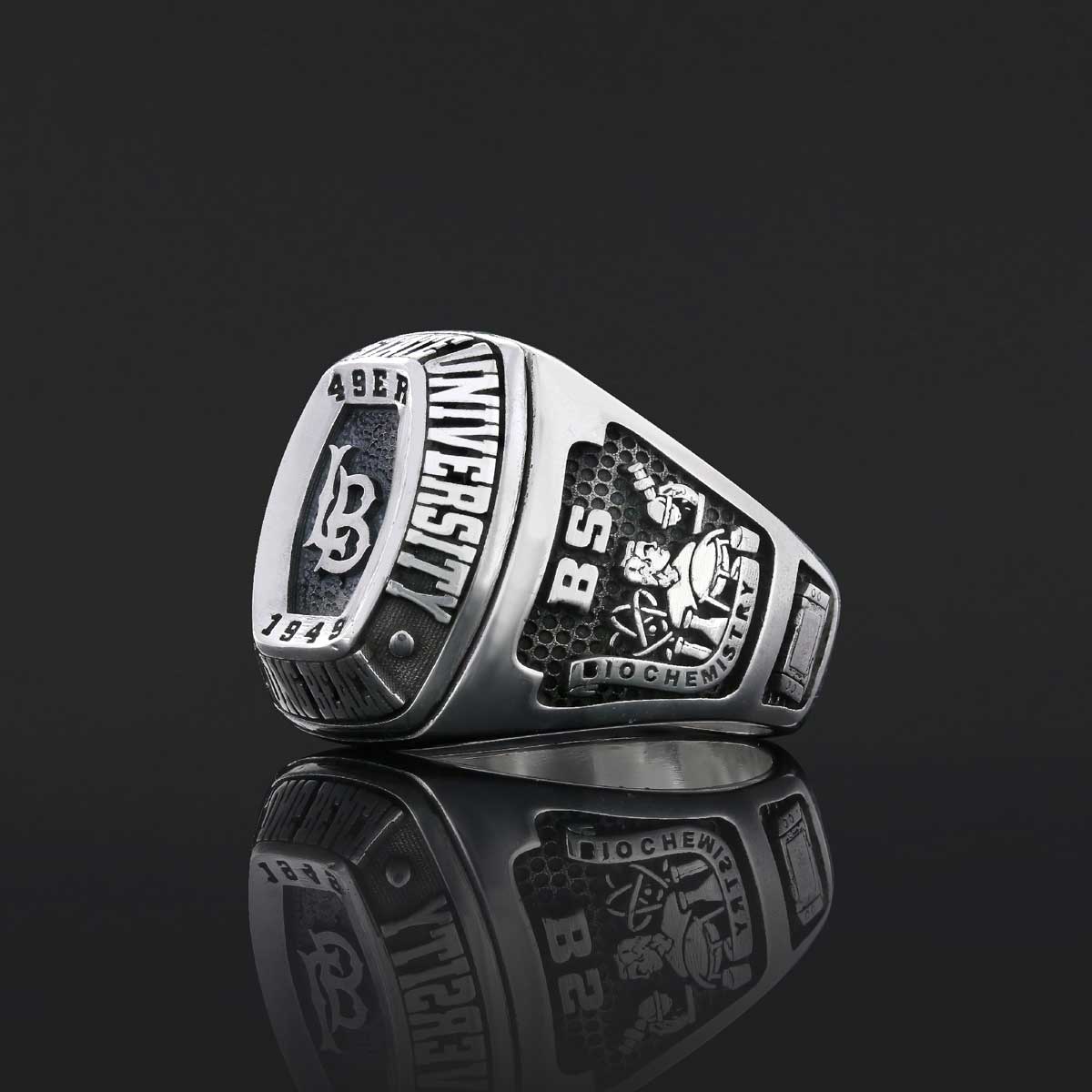 California State University Ring, Class Ring, High School Ring, Graduation Ring - view 5