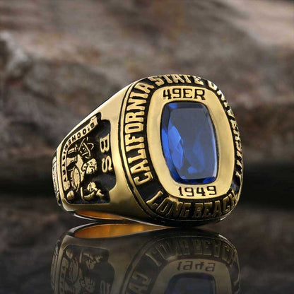 California States University Class Ring Long Beach by SWISS PLUS - Custom College Class Rings