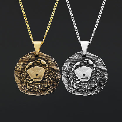 Cancer Horoscope Necklace, Zodiac Sign Pendant, Astrology Jewelry by SWISS PLUS - Zodiac Collection - view 3