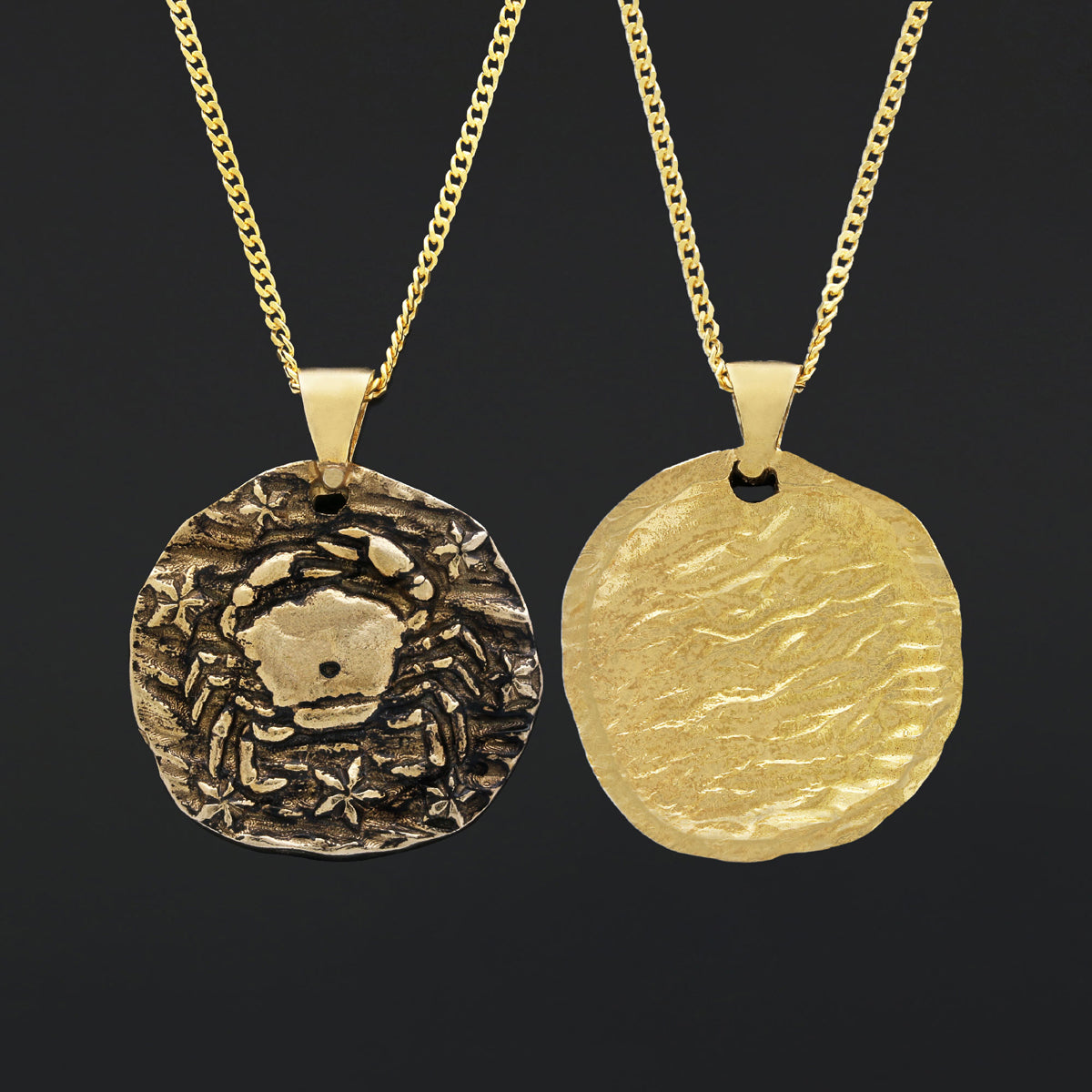 Cancer Horoscope Necklace, Zodiac Sign Pendant, Astrology Jewelry - view 5