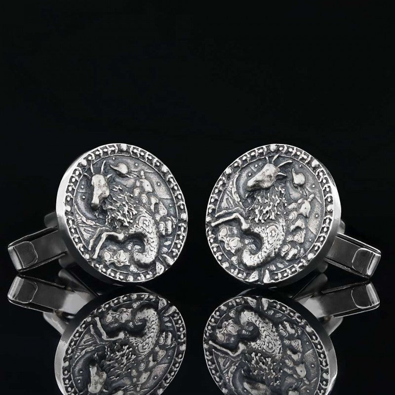 Capricorn Cufflink by SWISS PLUS - Zodiac Collection - view 2