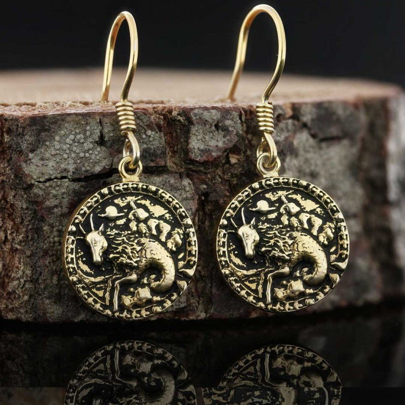 Capricorn Earring