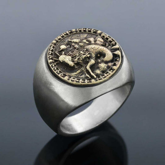 Capricorn Horoscope Ring by SWISS PLUS - Zodiac Collection - view 2