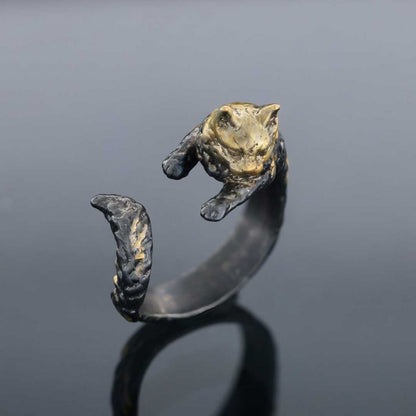 Cat Band Ring by SWISS PLUS - 925 Sterling Silver Rings for Men & Women - view 2