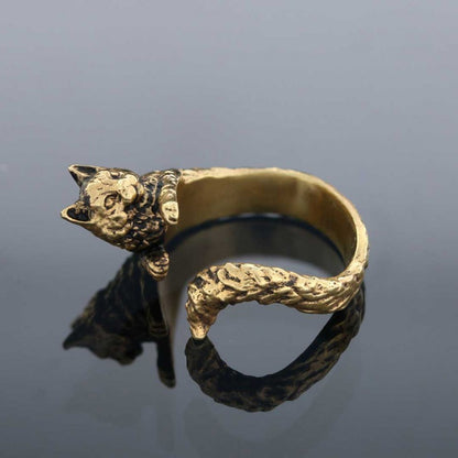 Cat Band Ring by SWISS PLUS - 925 Sterling Silver Rings for Men & Women - view 4