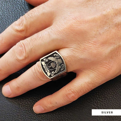 Celtic Design Family Ring, Personalized Heritage Crest Ring by SWISS PLUS - Family Collection - view 5