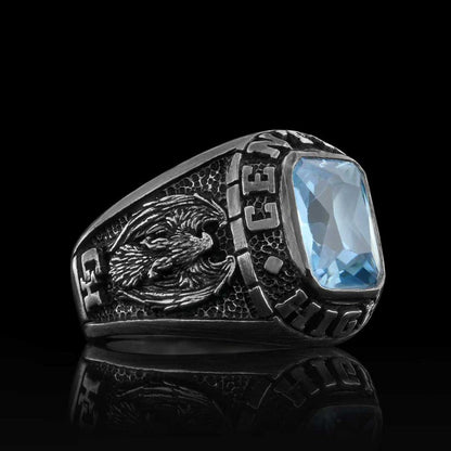 Central High Class Ring by SWISS PLUS - Custom College Class Rings - view 2
