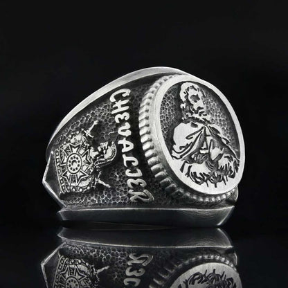 Chevalier De Molay Ring by SWISS PLUS - Unique Design Rings - view 2
