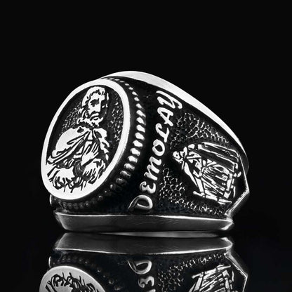 Chevalier De Molay Ring by SWISS PLUS - Unique Design Rings - view 3