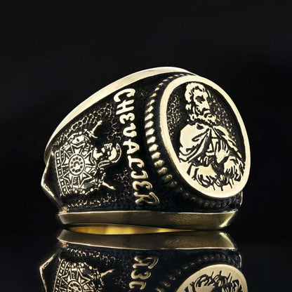 Chevalier De Molay Ring by SWISS PLUS - Unique Design Rings - view 4
