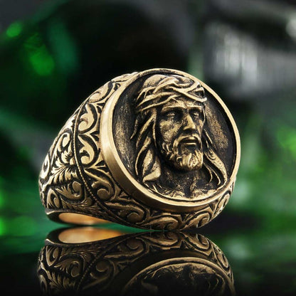 Jesus Crown Ring by SWISS PLUS - Christian Collection