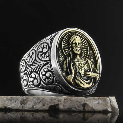 Jesus Sun Ring by SWISS PLUS - Christian Collection