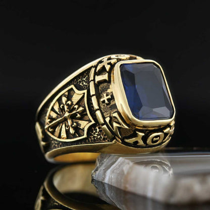 Stone Christian Jesus Ring by SWISS PLUS - Christian Collection