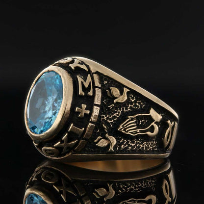 Stone With Christian Ring by SWISS PLUS - Christian Collection - view 2