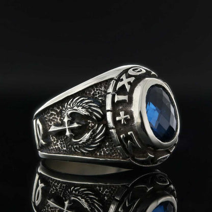 Stone With Christian Ring by SWISS PLUS - Christian Collection - view 3