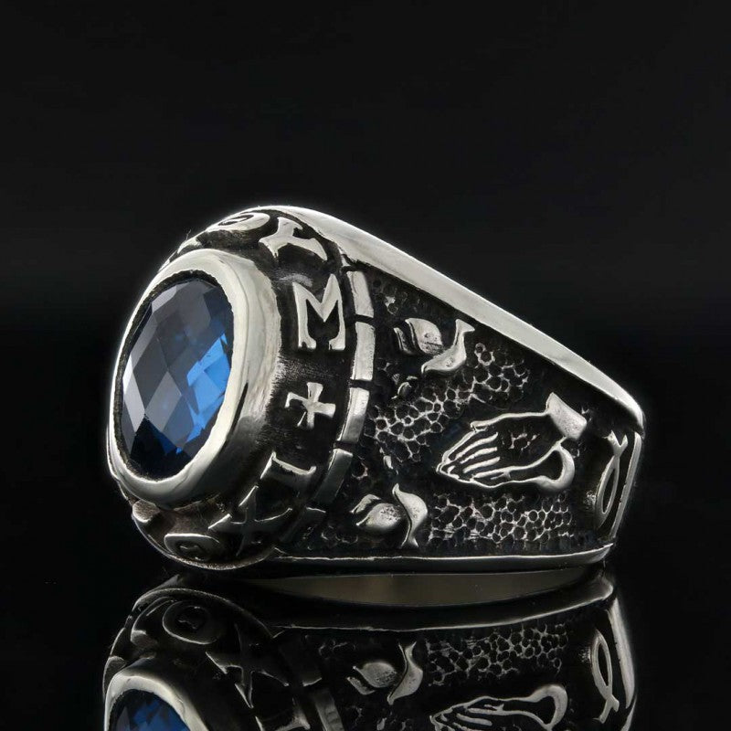 Stone With Christian Ring