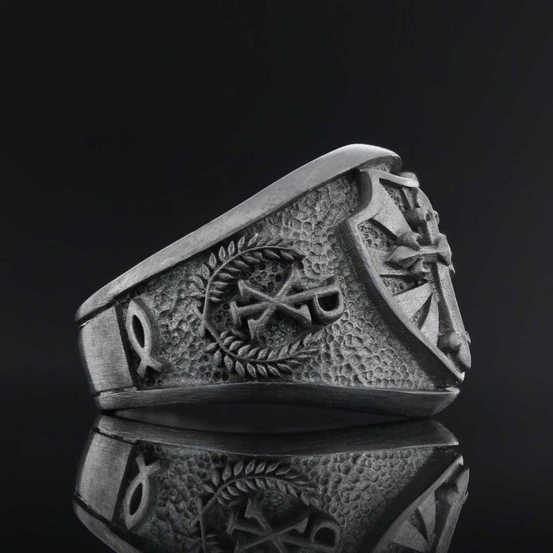 Crusade Cross Ring by SWISS PLUS - Christian Collection - view 2