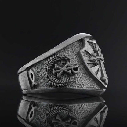 Crusade Cross Ring by SWISS PLUS - Christian Collection - view 2