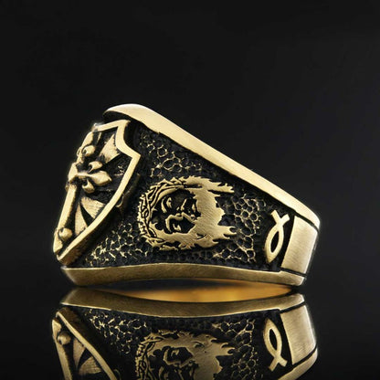 Crusade Cross Ring by SWISS PLUS - Christian Collection - view 4