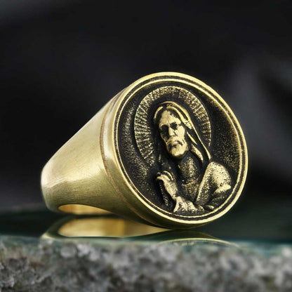 Jesus Jewelry Ring by SWISS PLUS - Christian Collection